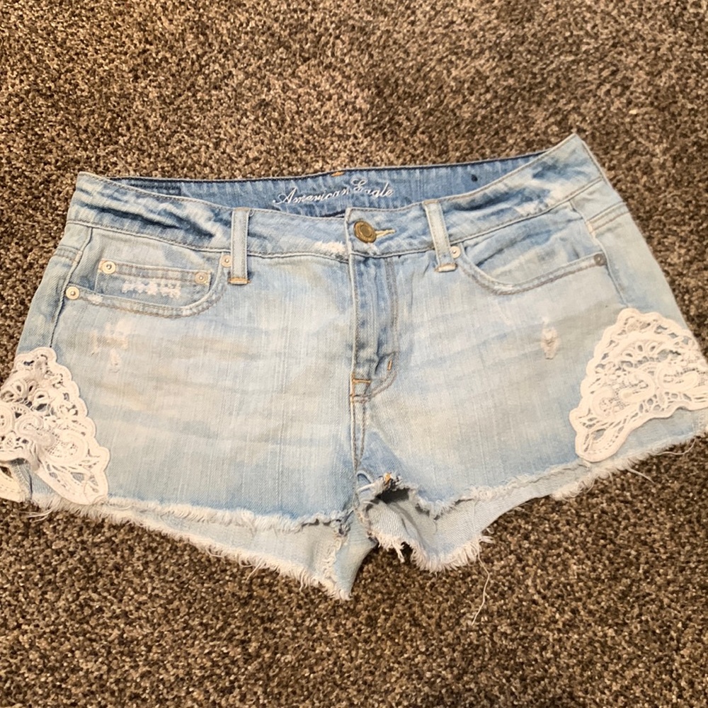 American Eagle Jean Shorts with Lace